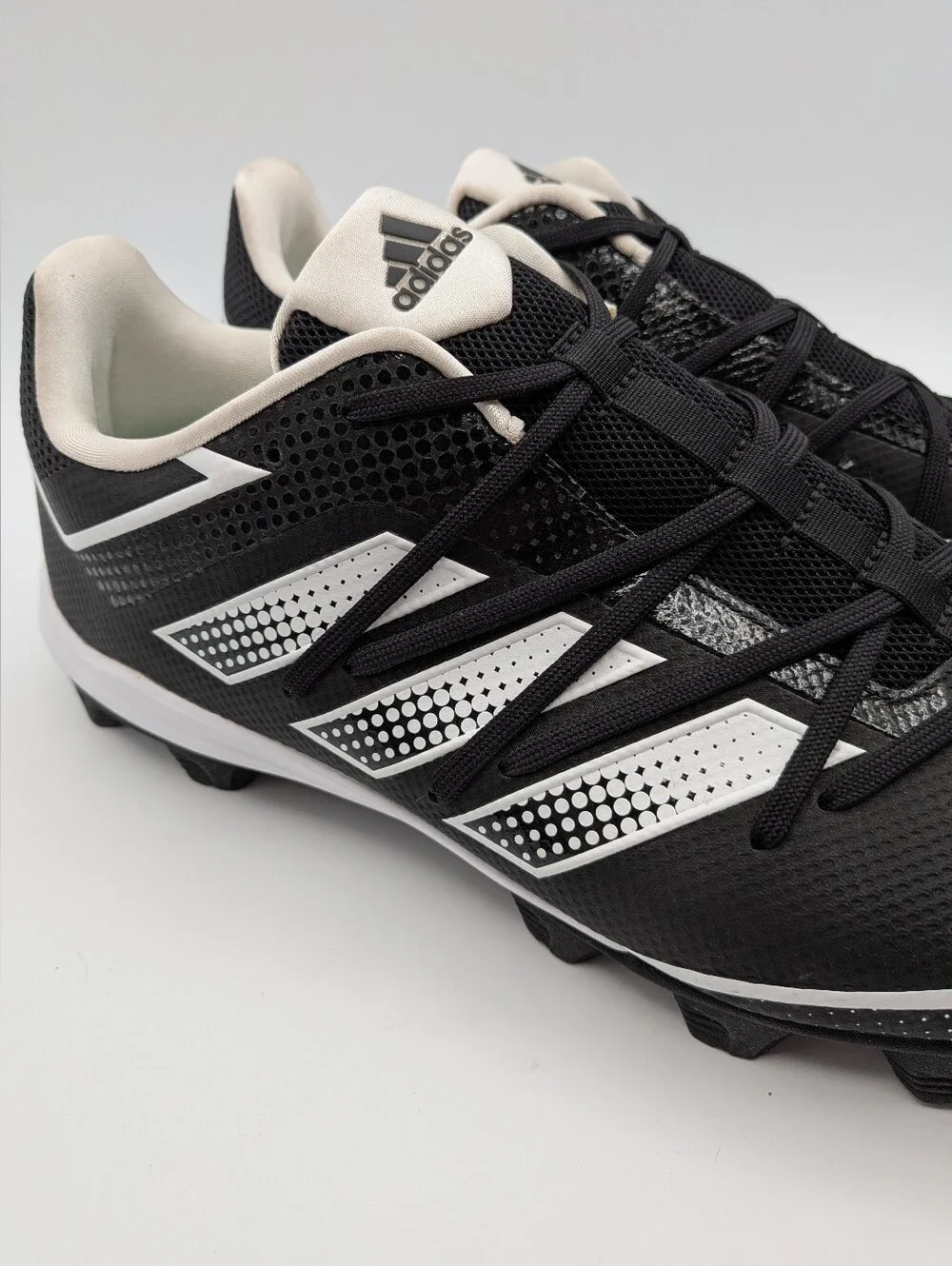 Adidas Adizero Afterburner 7 MD Baseball ⚾ Cleats in black and white  -  Sz 12